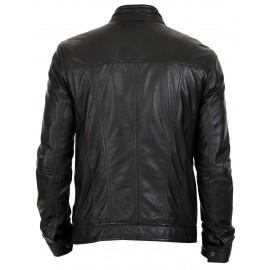 Super Stylo Branded- Real Leather Jacket For Men In Biker